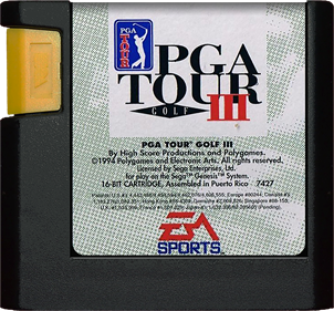 PGA Tour Golf III - Cart - Front Image