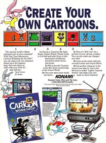 Tiny Toon Adventures Cartoon Workshop - Advertisement Flyer - Front Image
