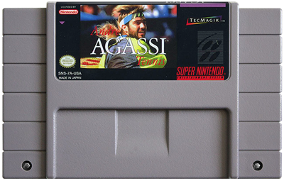 Andre Agassi Tennis - Fanart - Cart - Front Image