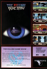 The Killing Game Show - Advertisement Flyer - Front Image