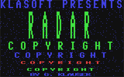Radar - Screenshot - Game Title Image