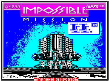 Impossible Mission II - Screenshot - Game Title Image