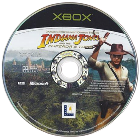 Indiana Jones and the Emperor's Tomb - Disc Image