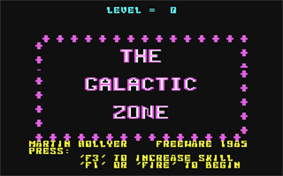 The Galactic Zone - Screenshot - Game Title Image