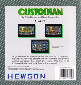 Custodian - Box - Back Image