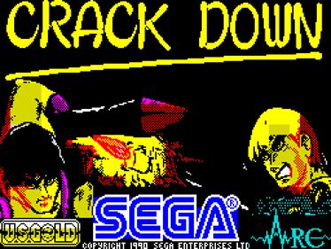 Crack Down  - Screenshot - Game Title Image