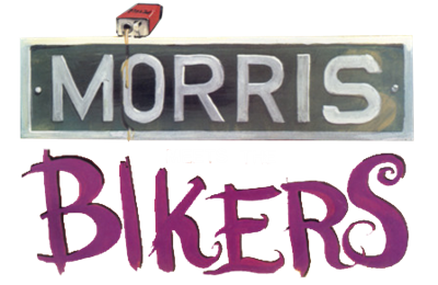 Morris Meets the Bikers - Clear Logo Image