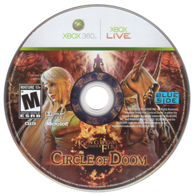 Kingdom Under Fire: Circle of Doom - Disc Image
