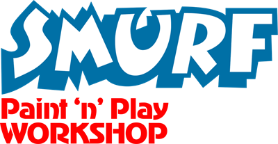 Smurf Paint 'n' Play Workshop - Clear Logo Image