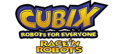 Cubix: Robots for Everyone: Race 'n Robots - Clear Logo Image