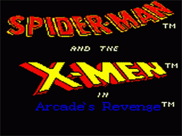 Spider-Man and the X-Men: Arcade's Revenge - Screenshot - Game Title Image