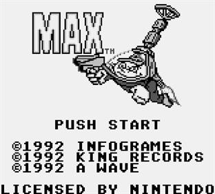 Max - Screenshot - Game Title Image