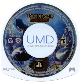 Rock Band Unplugged - Disc Image