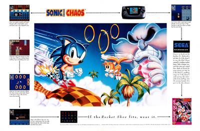 Sonic the Hedgehog Chaos - Advertisement Flyer - Front Image