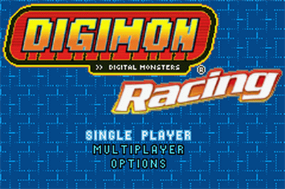 Digimon Racing - Screenshot - Game Title Image