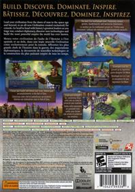 Sid Meier's Civilization Revolution - Box - Back Image