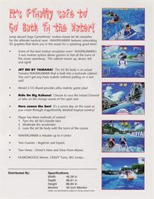 Wave Runner - Advertisement Flyer - Back Image