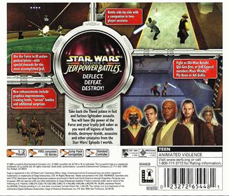 Star Wars: Episode I: Jedi Power Battles - Box - Back Image