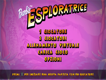 Barbie: Explorer - Screenshot - Game Title Image