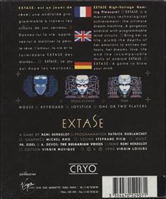 Extase - Box - Back Image