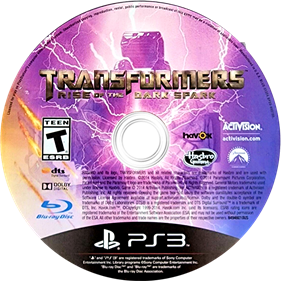 Transformers: Rise of the Dark Spark - Disc Image