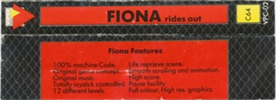 Fiona Rides Out - Box - Back Image