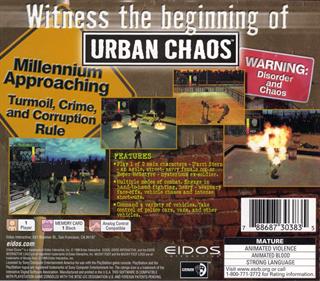 Urban Chaos - Box - Back Image