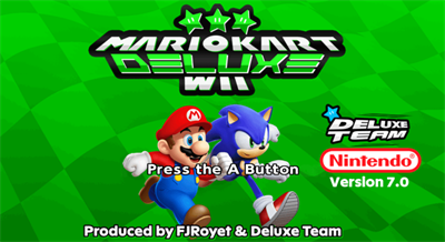 Mario Kart Wii Deluxe: Green Edition - Screenshot - Game Title Image