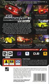 Midnight Club 3: DUB Edition - Box - Back Image