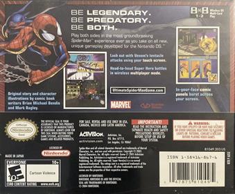 Ultimate Spider-Man - Box - Back Image