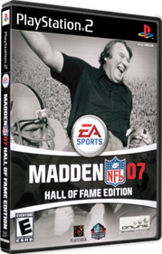 Madden NFL 07: Hall of Fame Edition - Box - 3D Image