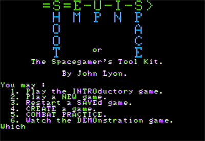 S.E.U.I.S. - Screenshot - Game Title Image
