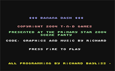 Banana Dash - Screenshot - Game Title Image