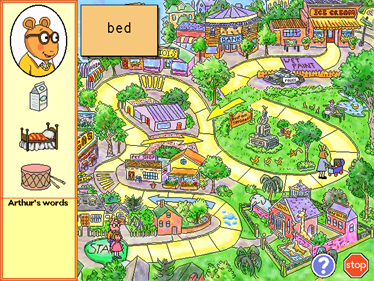 Arthur's Reading Race - Screenshot - Gameplay Image