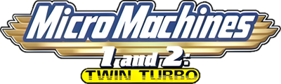 Micro Machines 1 and 2: Twin Turbo - Clear Logo Image