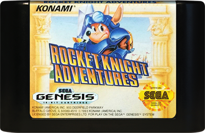 Rocket Knight Adventures - Cart - Front Image