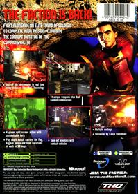 Red Faction II - Box - Back Image