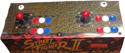 Street Fighter II': Hyper Fighting - Arcade - Control Panel Image