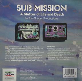 Sub Mission - Box - Back Image