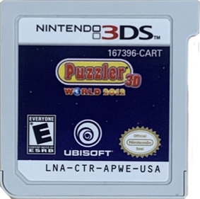 Puzzler World 2012 3D - Cart - Front Image