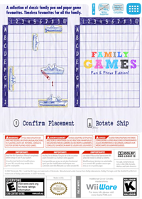 Family Games: Pen & Paper Edition! - Box - Back Image