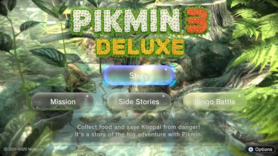 Pikmin 3 Deluxe - Screenshot - Game Title Image