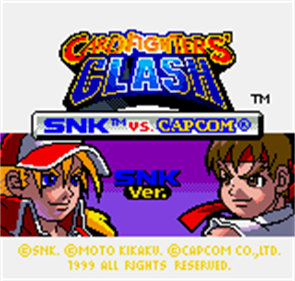 SNK vs. Capcom: Card Fighters' Clash: SNK Cardfighter's Version - Screenshot - Game Title Image