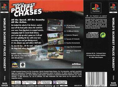 World's Scariest Police Chases - Box - Back Image