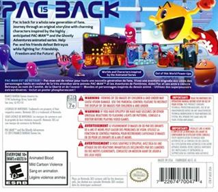Pac-Man and the Ghostly Adventures - Box - Back Image