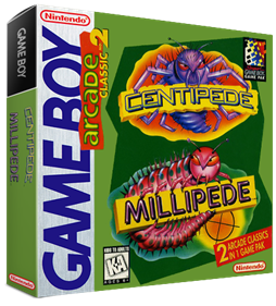 Arcade Classic 2: Centipede / Millipede - Box - 3D Image
