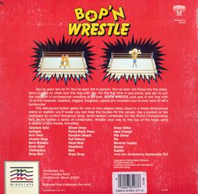 Bop'n Wrestle - Box - Back Image