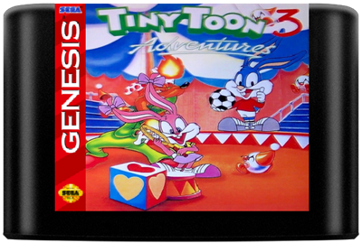 Tiny Toon Adventures 3 - Cart - Front Image