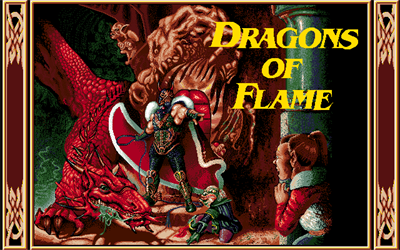 Advanced Dungeons & Dragons: Dragons of Flame - Screenshot - Game Title Image