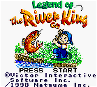 Legend of the River King GBC - Screenshot - Game Title Image